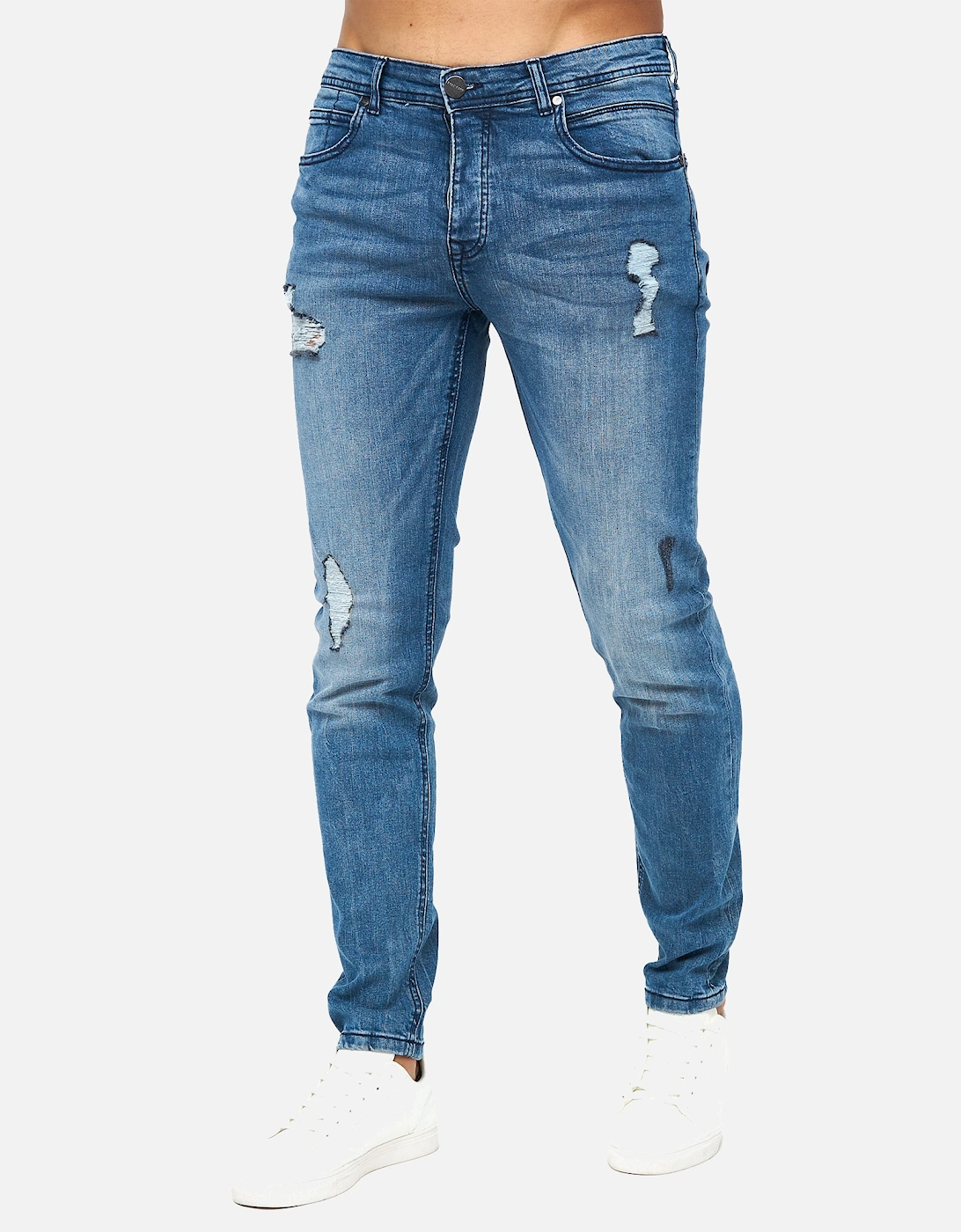 Mens Osmium Ripped Jeans, 6 of 5