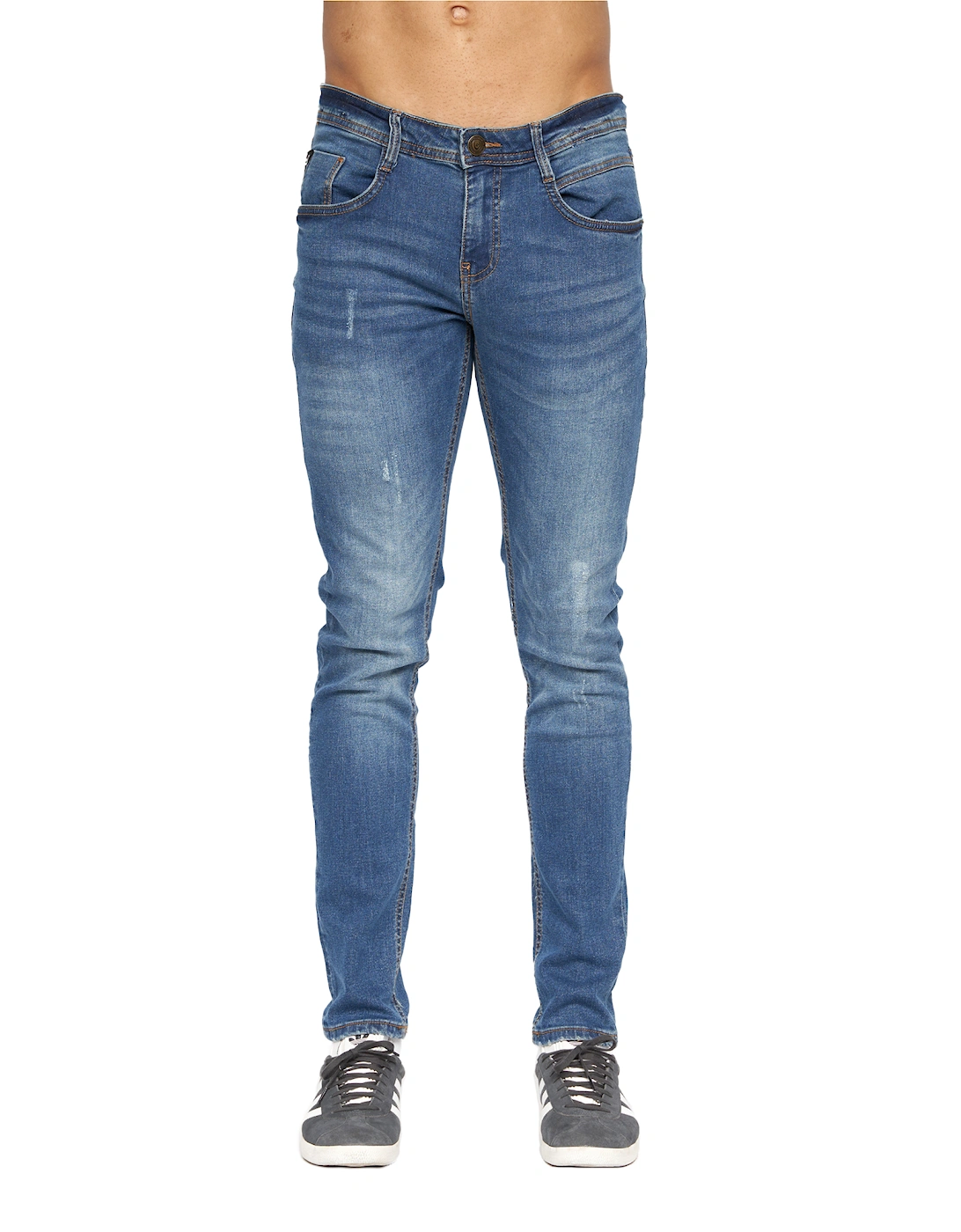 Duck and Cover Mens Tranfold Slim Jeans, 5 of 4