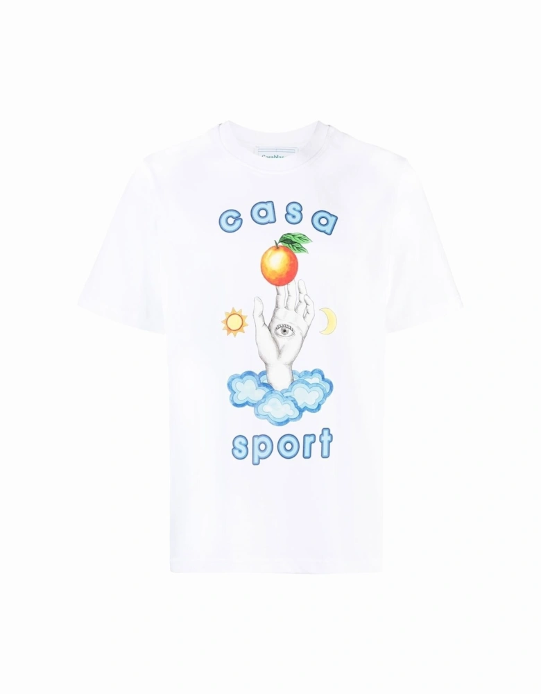 Casa Talisman Print T-shirt White