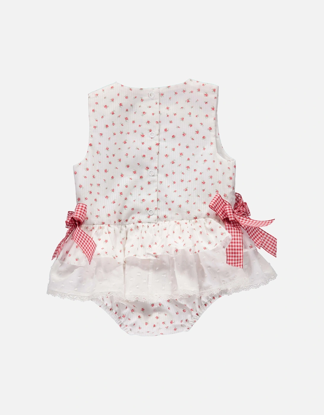 Baby Check Spotted Romper