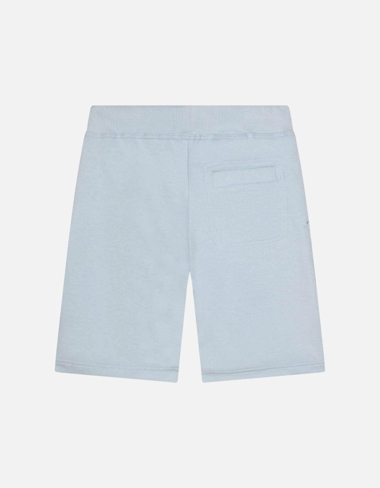 Boys Pale Blue Curb Shorts