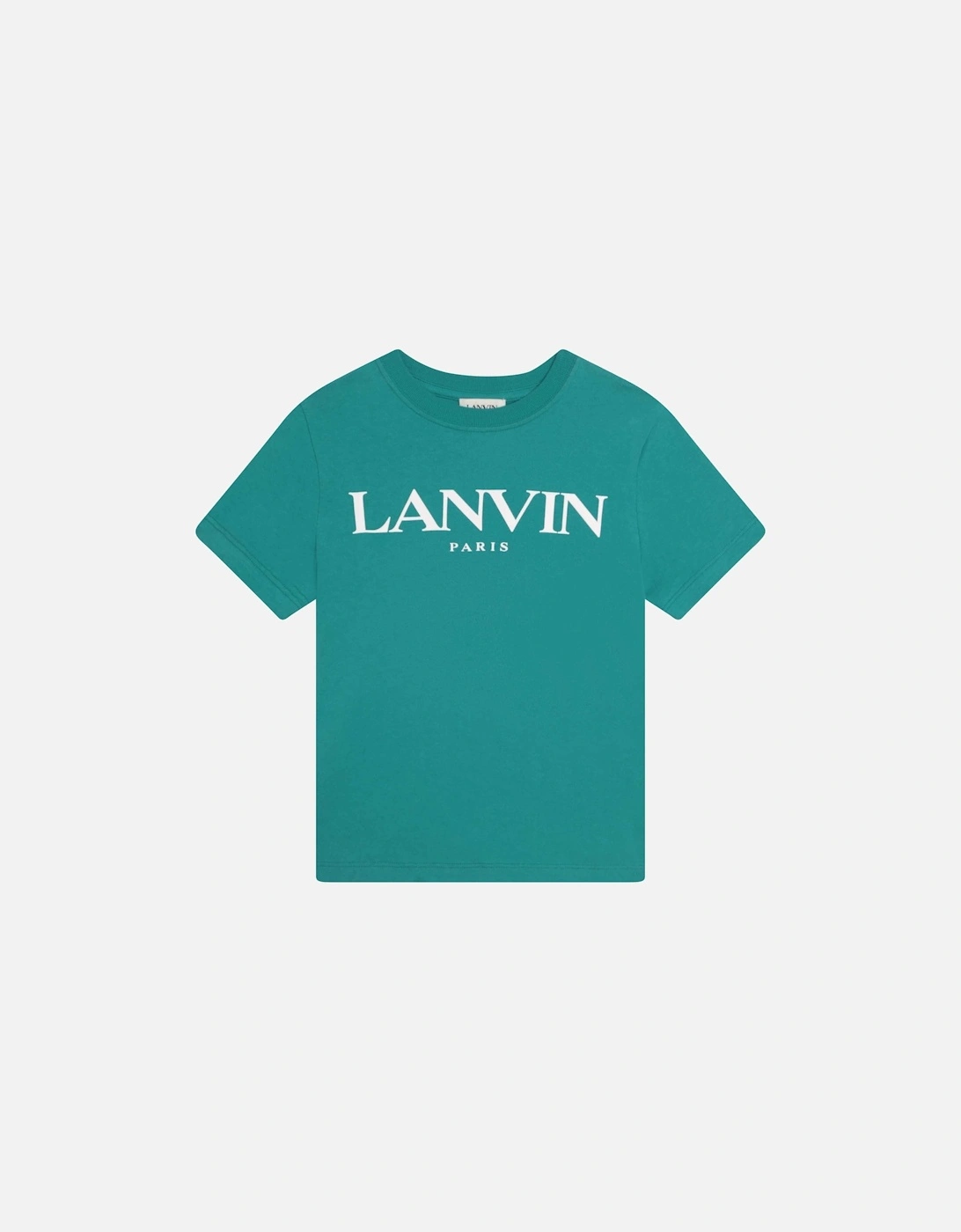 Boys Turquoise Logo T-shirt, 4 of 3