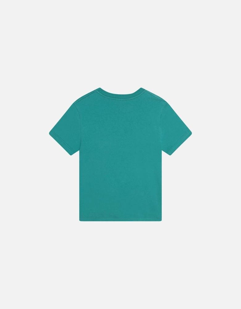 Boys Turquoise Logo T-shirt