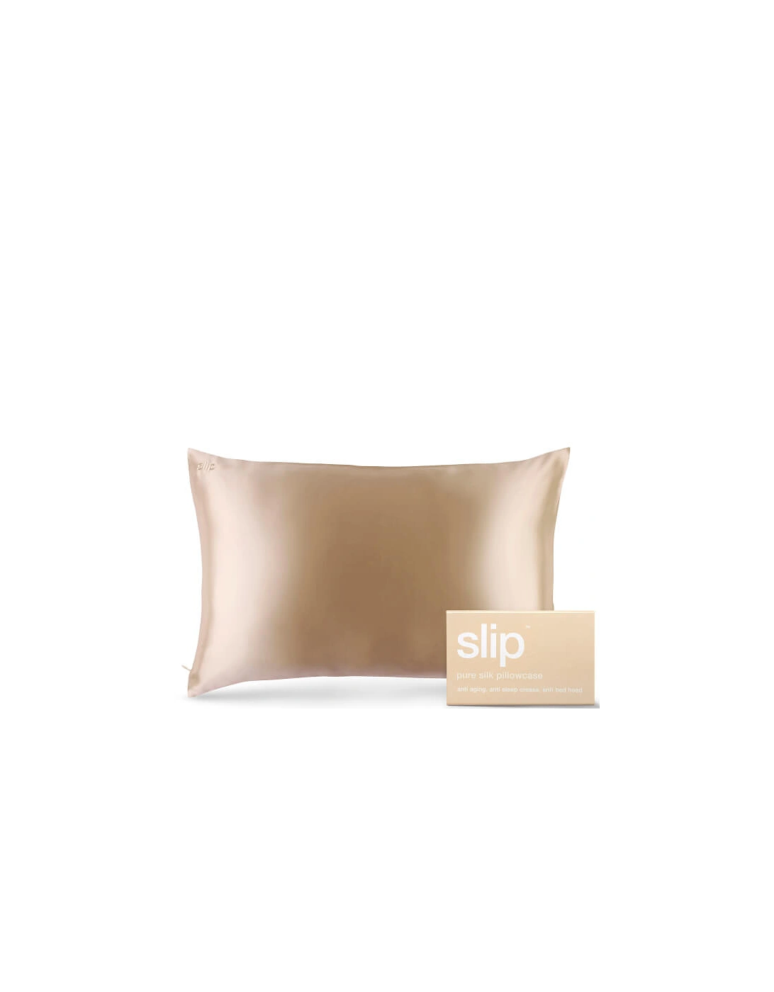 Silk Pillowcase - Queen - Caramel - Slip, 2 of 1