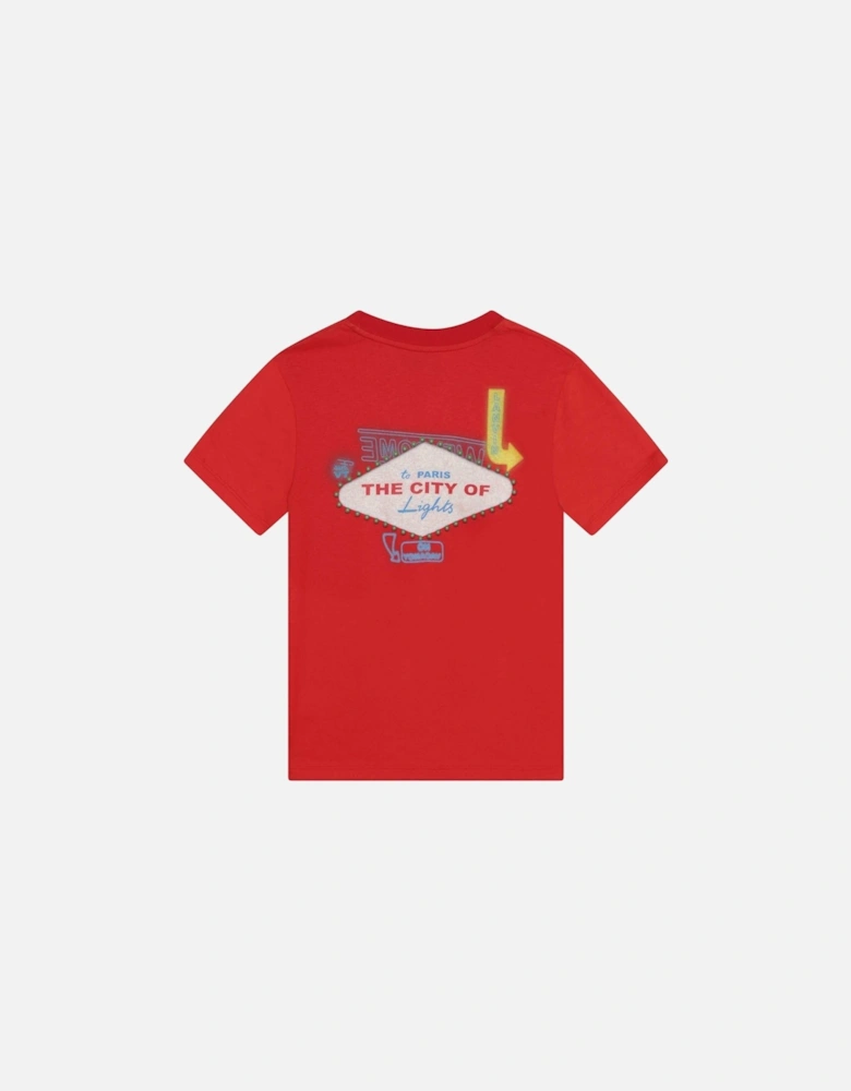 Boys Red Las Vegas T-shirt