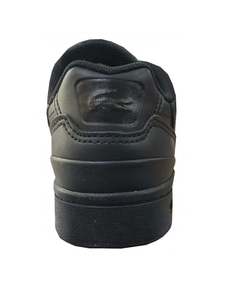 Boy's Black T-clip Velcro Trainers