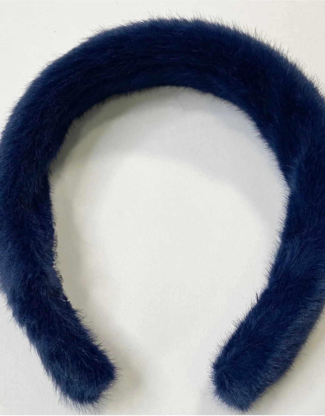 Navy Queen Cashmere & Faux Fur Headband, 2 of 1