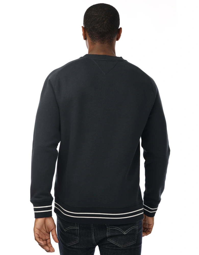 Mens Tipped Casual Fit Fleece Sweatshirt