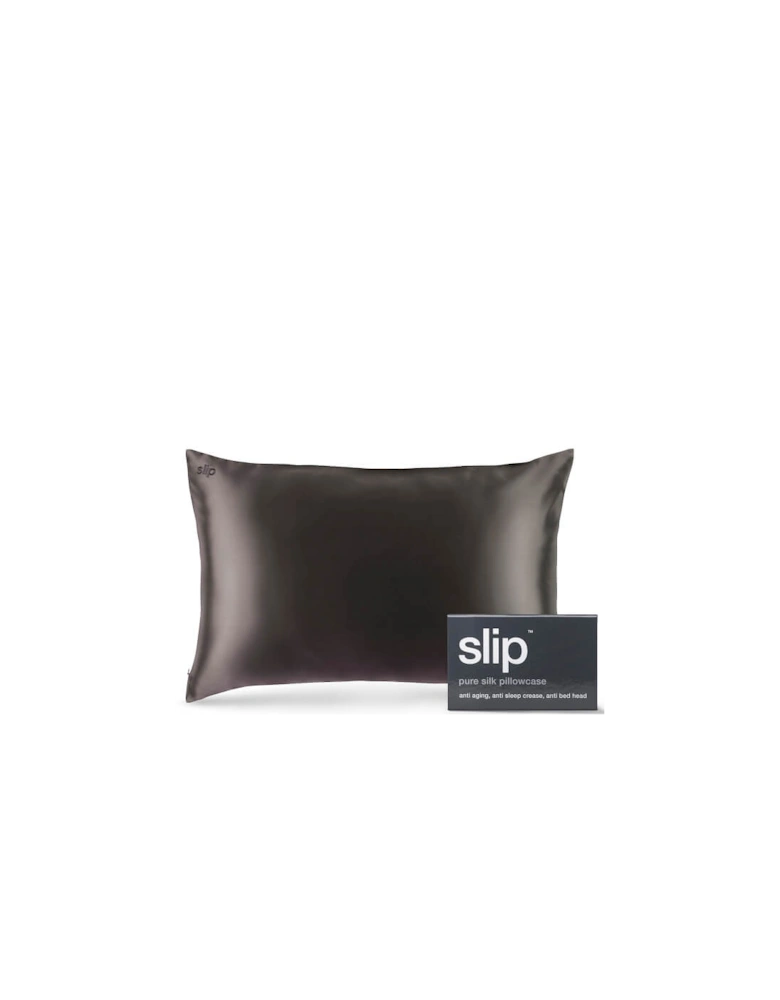 Silk Pillowcase - Queen - Charcoal - Slip