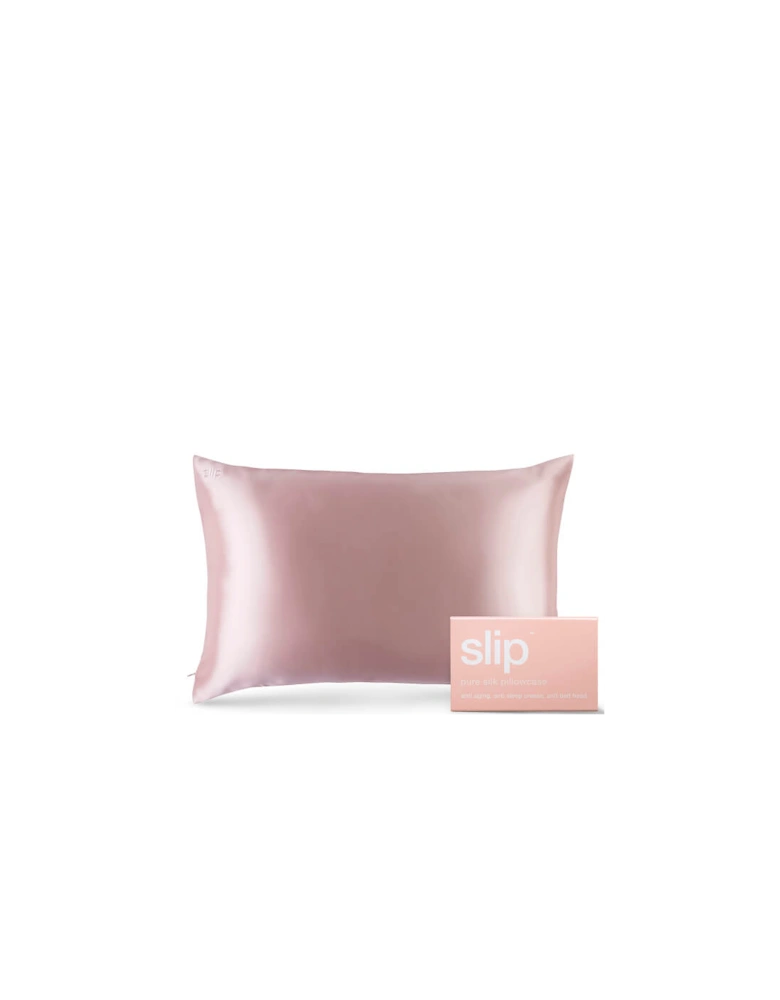Silk Pillowcase - Queen - Pink - Slip