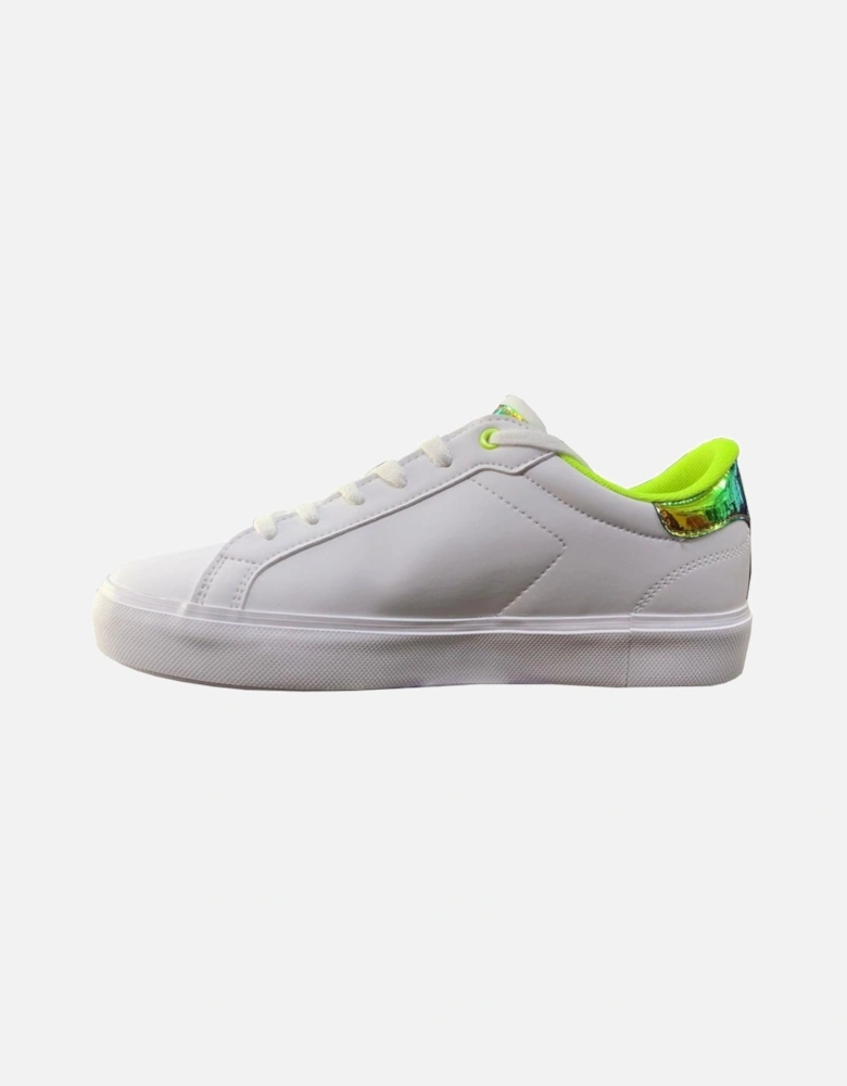 Junior Girl's White Powercourt Trainers