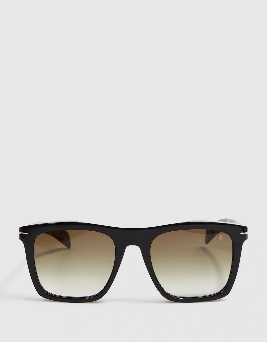 Eyewear by David Beckham Squared Tortoiseshell Sunglasses, 2 of 1