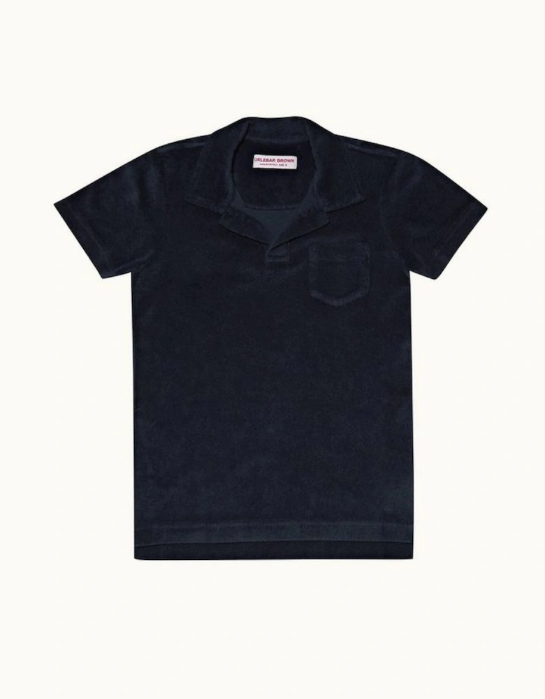 Digby - Navy The Boys Towelling Polo | Orlebar Brown