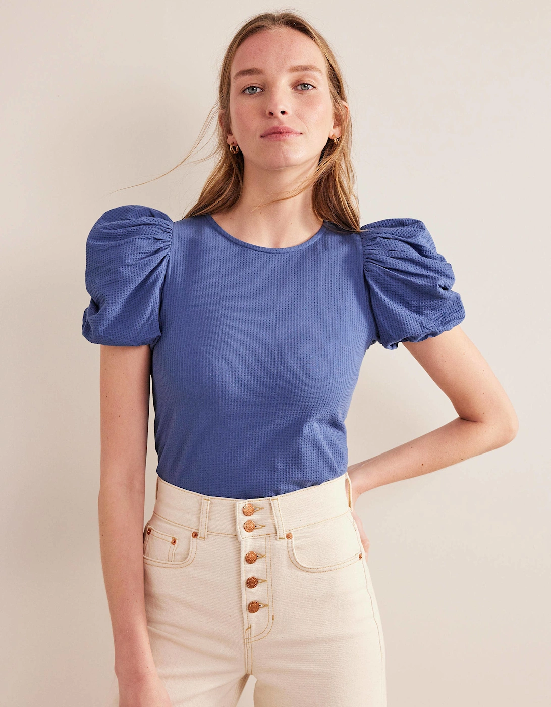 Puff Sleeve Jersey Top, 6 of 5