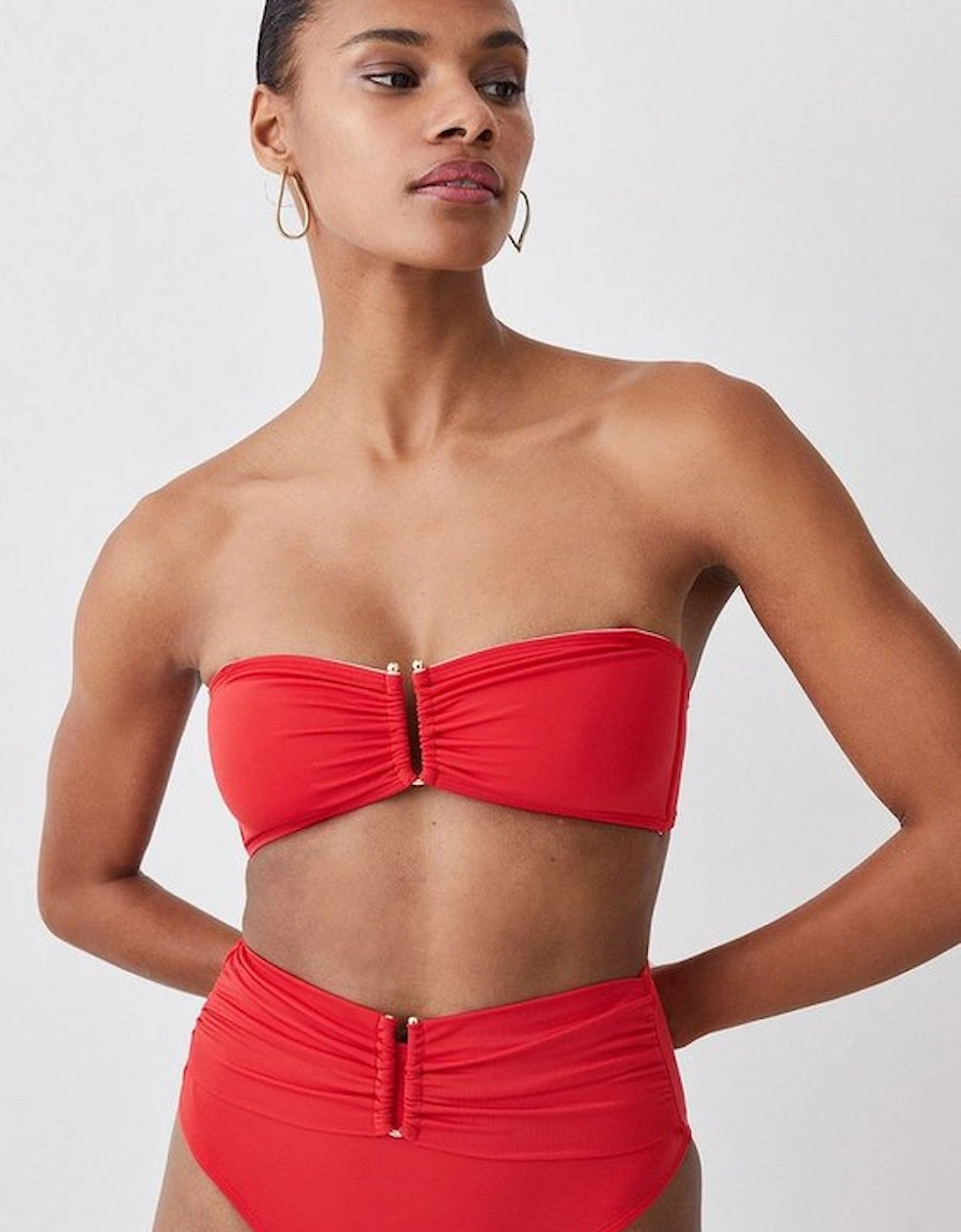 Ruffle Bikini Top With Detachable Straps, 5 of 4