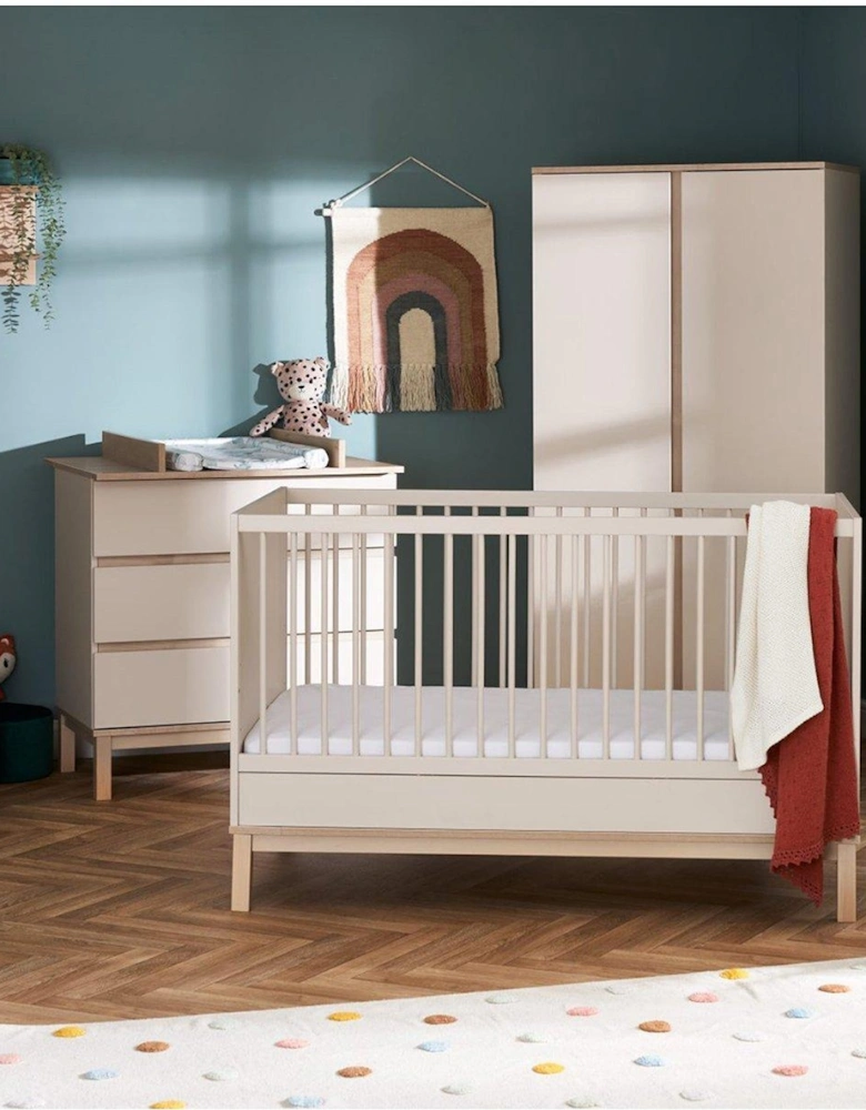 Astrid 3 Piece Nursery Furniture Set - Satin