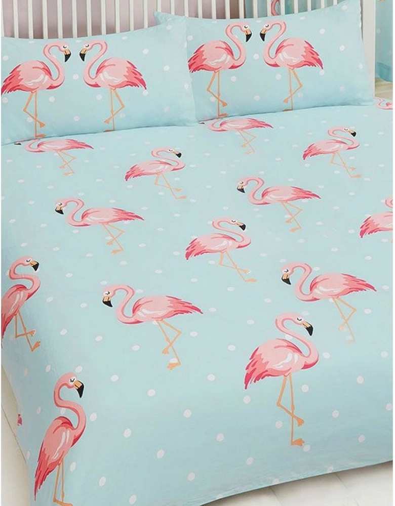 Fifi Flamingo Fitted Sheet Set