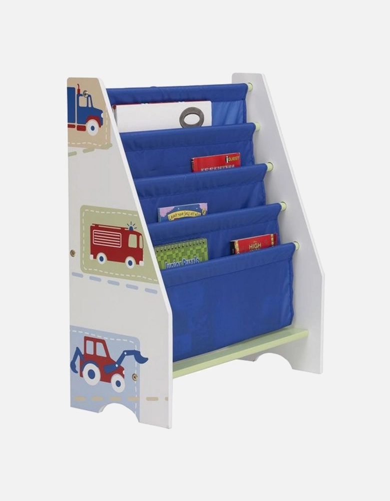 Childrens/Kids Vehicles Sling Bookcase