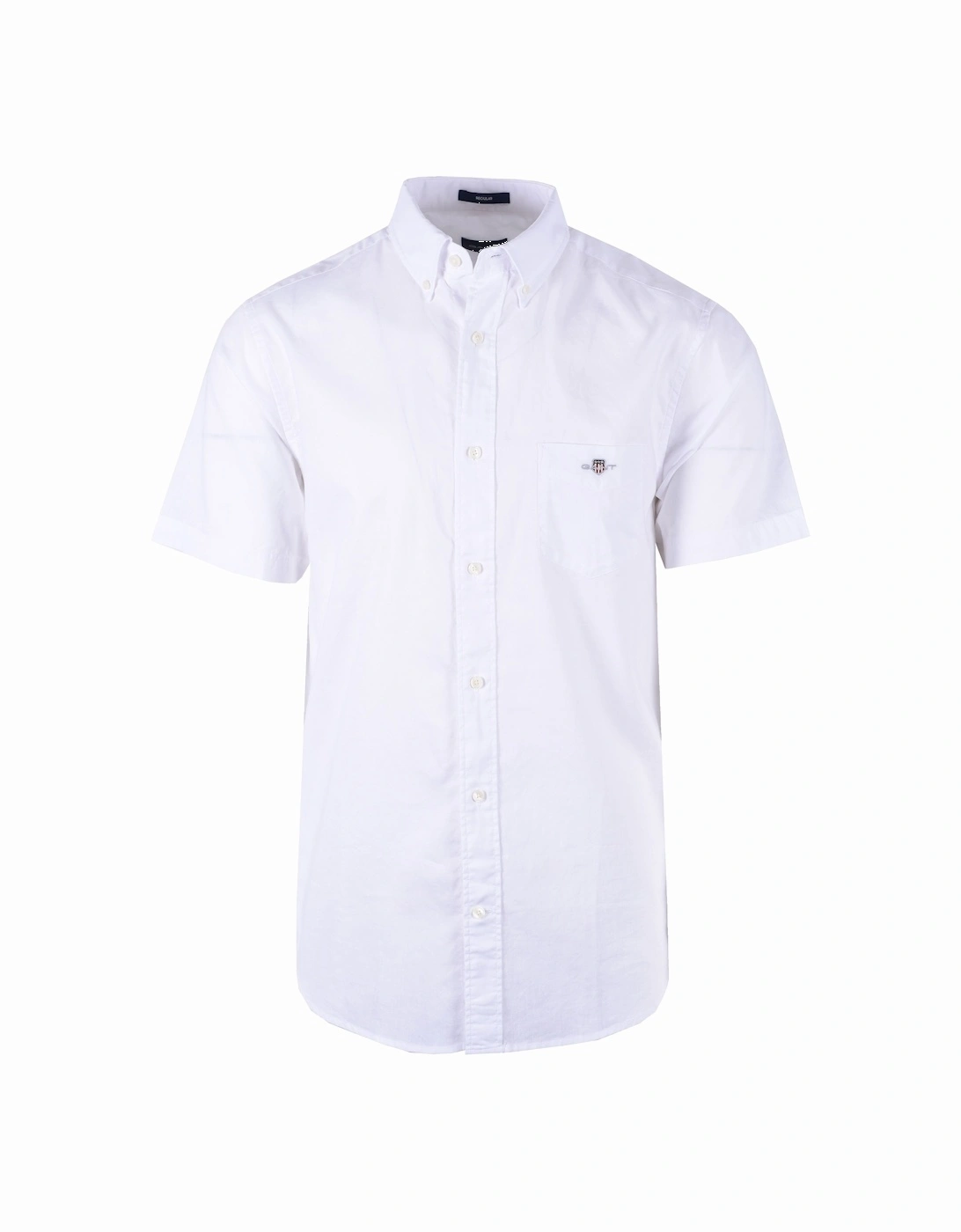 Reg Cotton Linen Short Sleeve Shirt White, 5 of 4