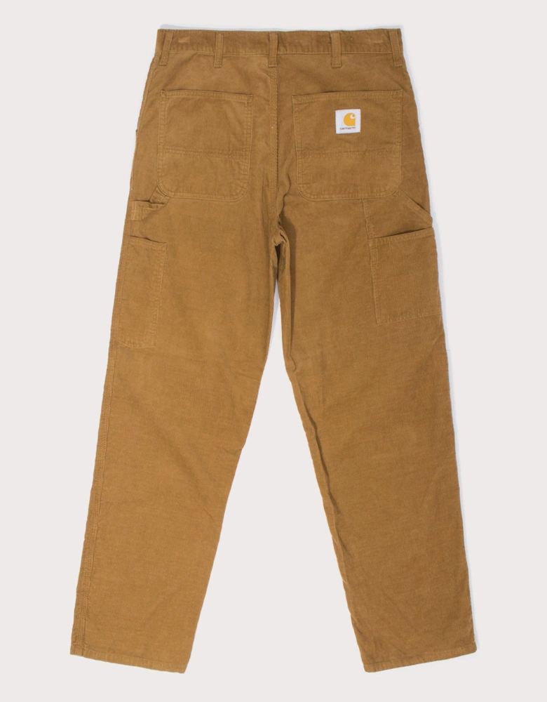 Relaxed Fit Corduroy Single Knee Pants