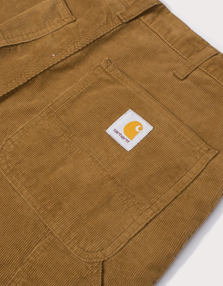 Relaxed Fit Corduroy Single Knee Pants
