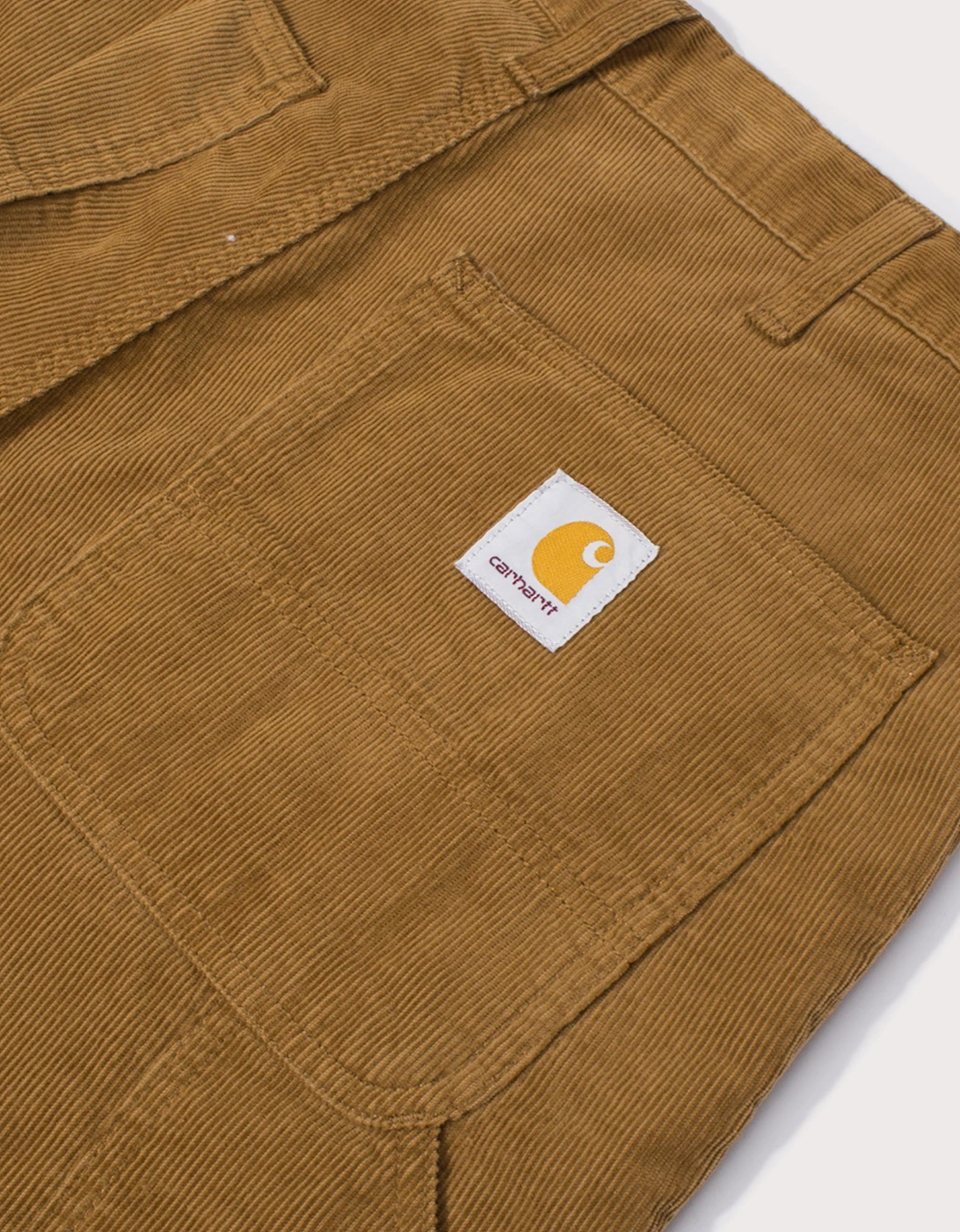 Relaxed Fit Corduroy Single Knee Pants