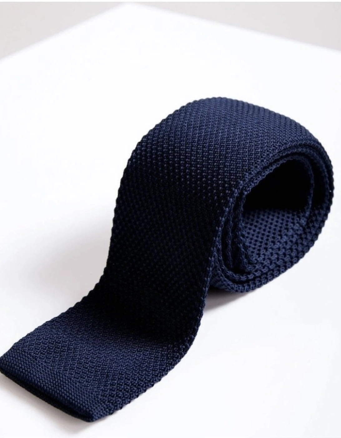 Navy Knitted Tie, 2 of 1