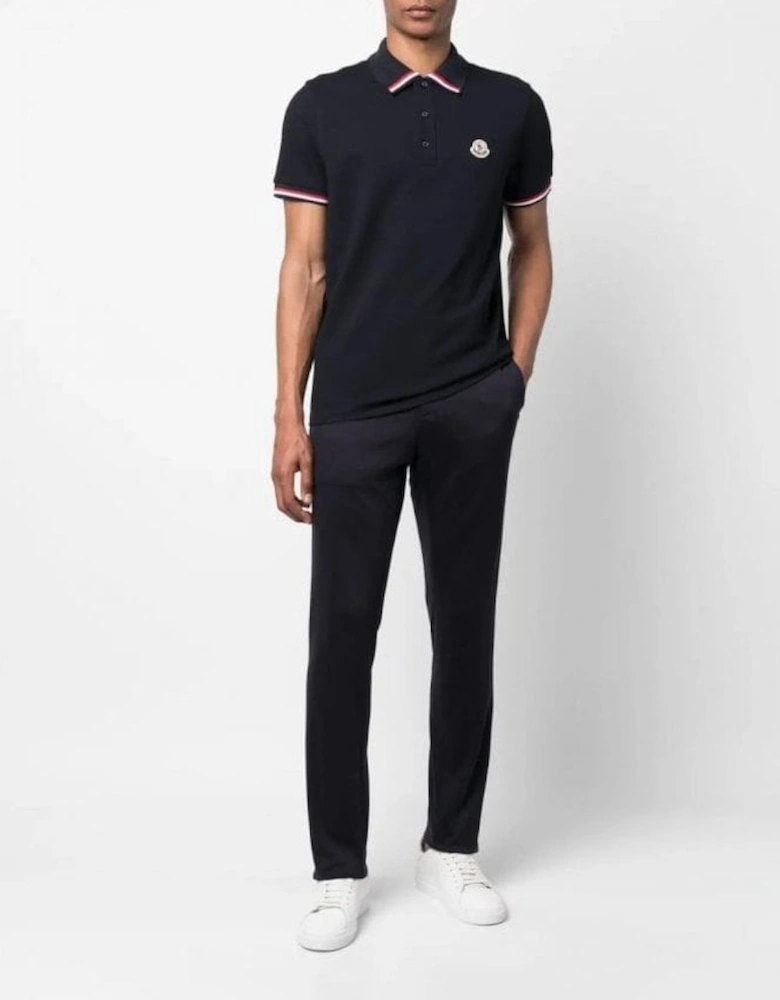 Collar RWB Stripe Polo Navy