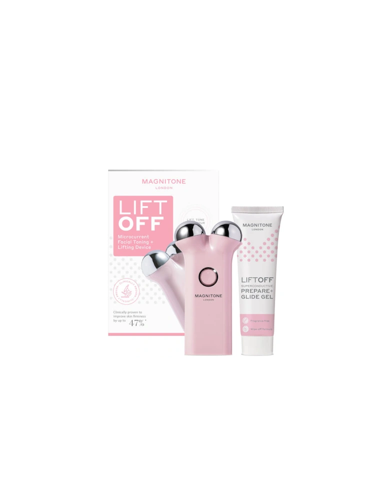 LiftOff Microcurrent Facial Lifting and Toning Device - Pink