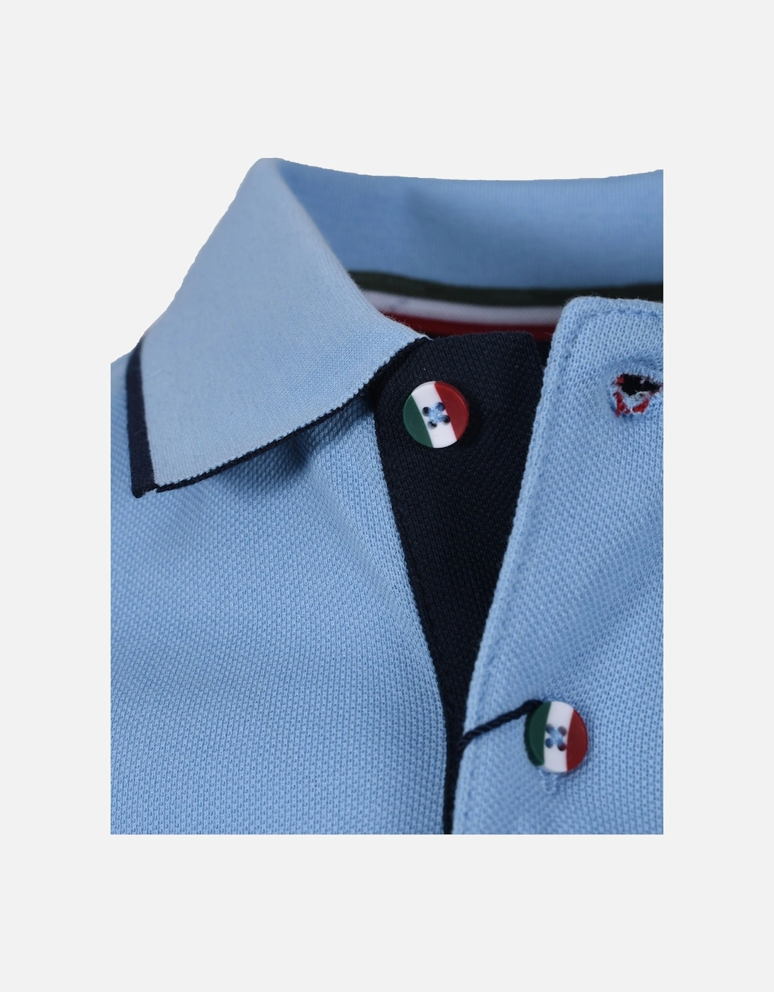 Nico Signature Modern Fit Polo Sky Blue