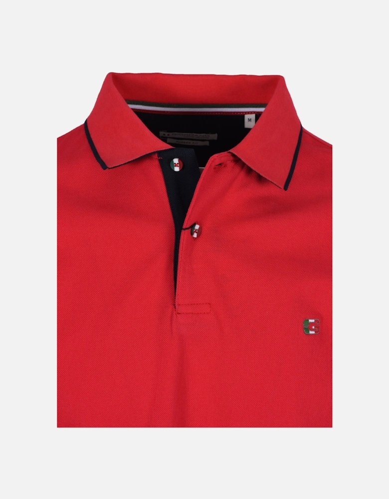 Nico Signature Modern Fit Polo Red