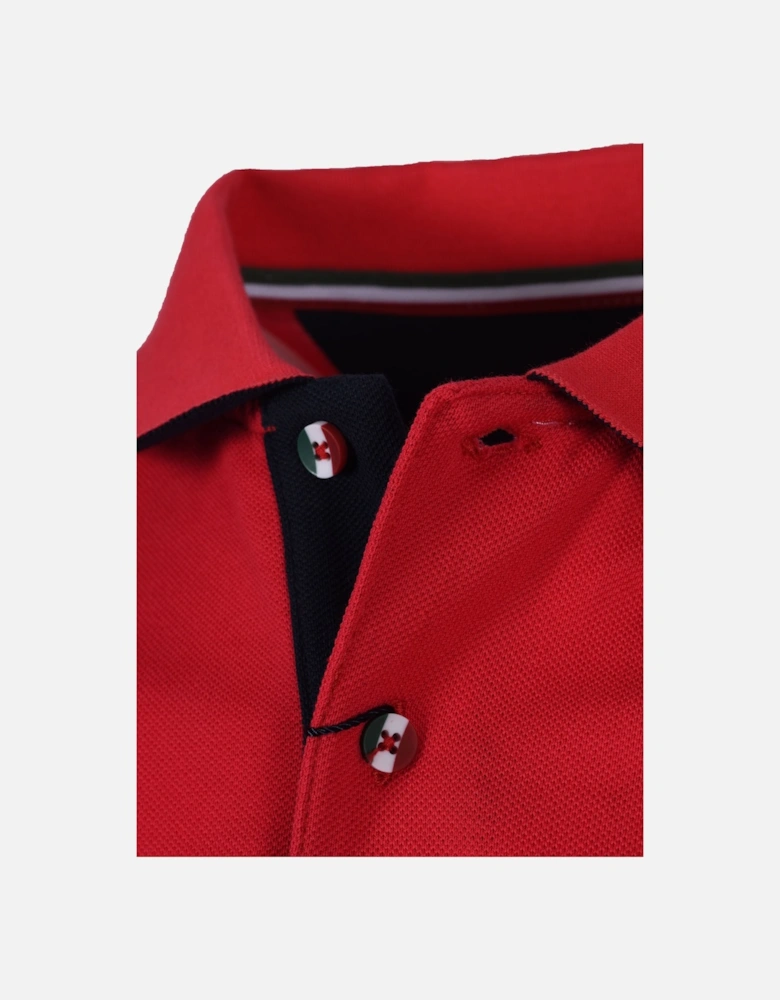 Nico Signature Modern Fit Polo Red