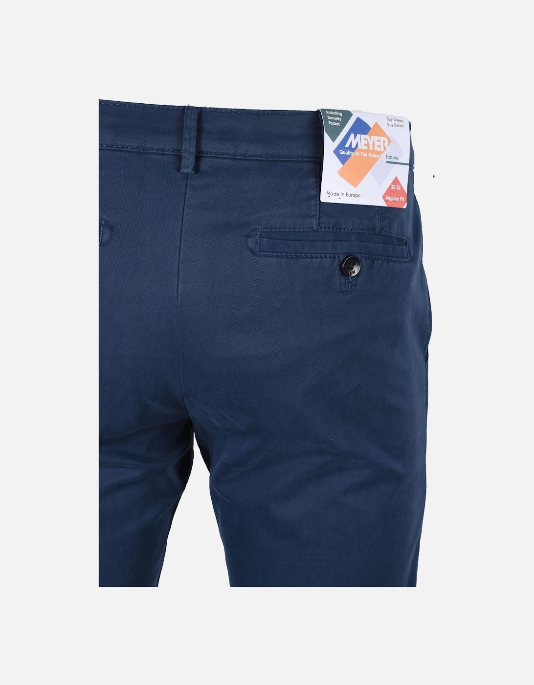 Roma Cotton Trouser Blue, 4 of 3