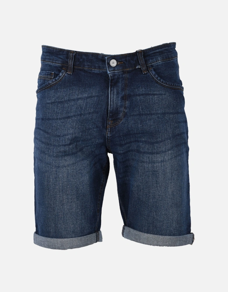 Red Point Sherbrooke Jean Short Dark Denim