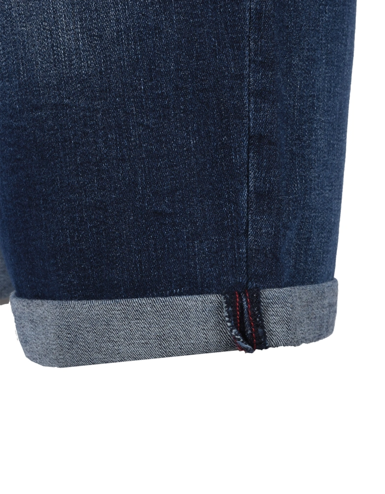 Red Point Sherbrooke Jean Short Dark Denim