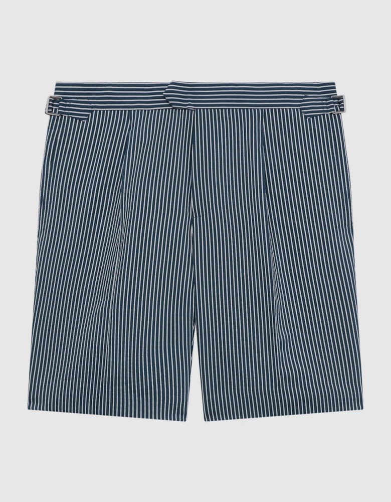 Striped Side Adjuster Shorts