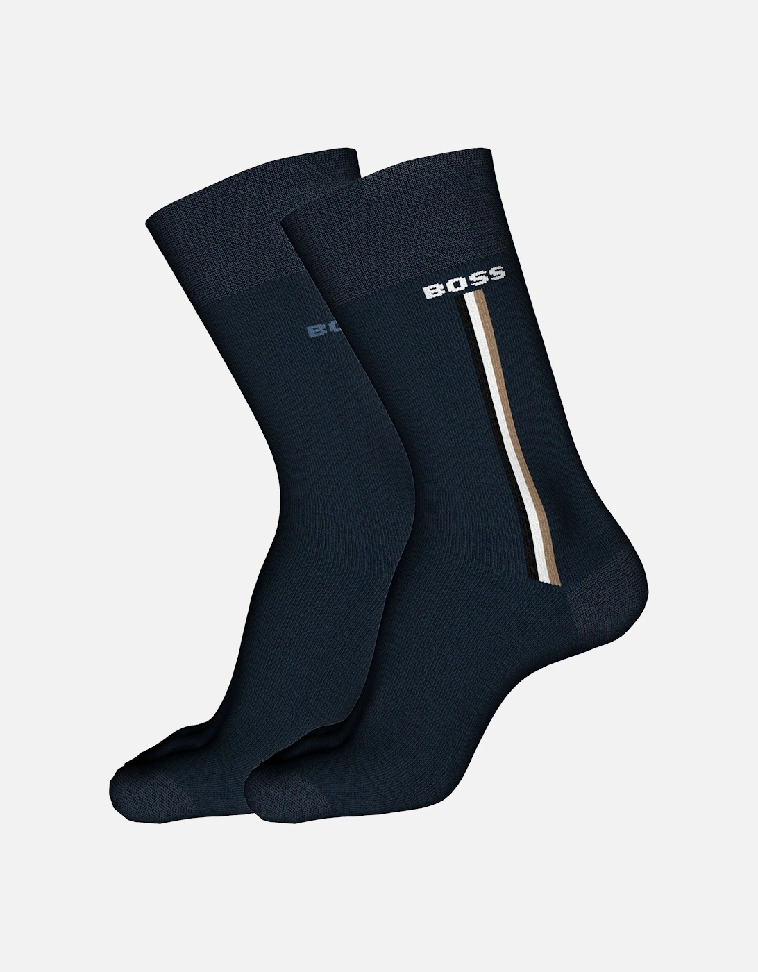 Boss 2pack Rs Iconic Socks Dark Blue, 3 of 2