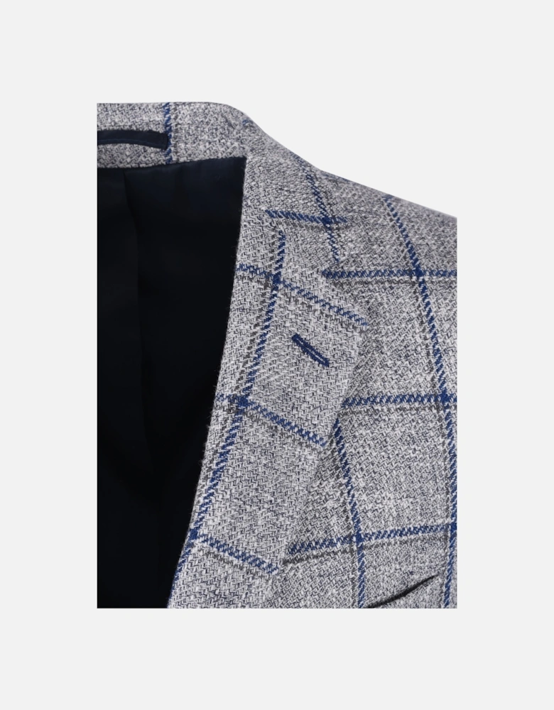 Jacket Grey Blue Check