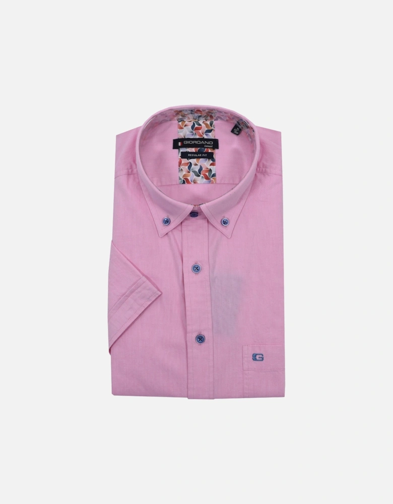 Regular Short Sleeve Shirt Pink