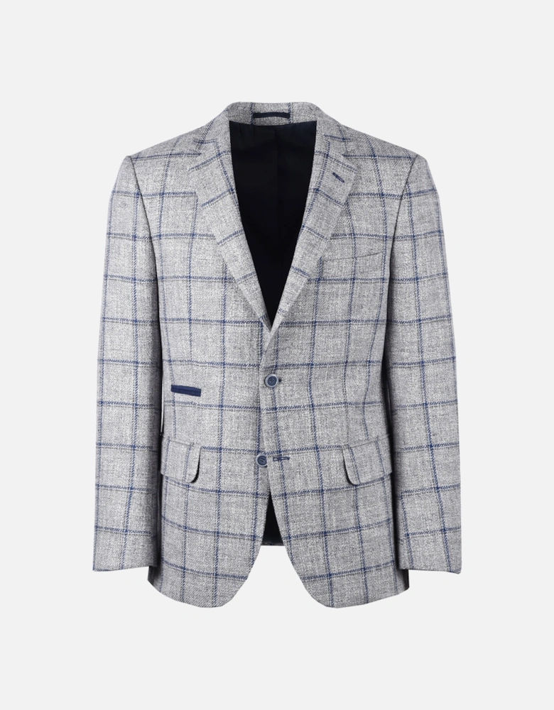 Jacket Grey Blue Check