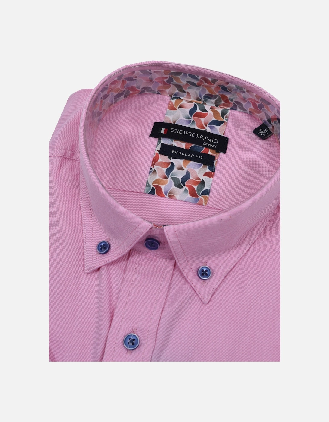 Regular Short Sleeve Shirt Pink