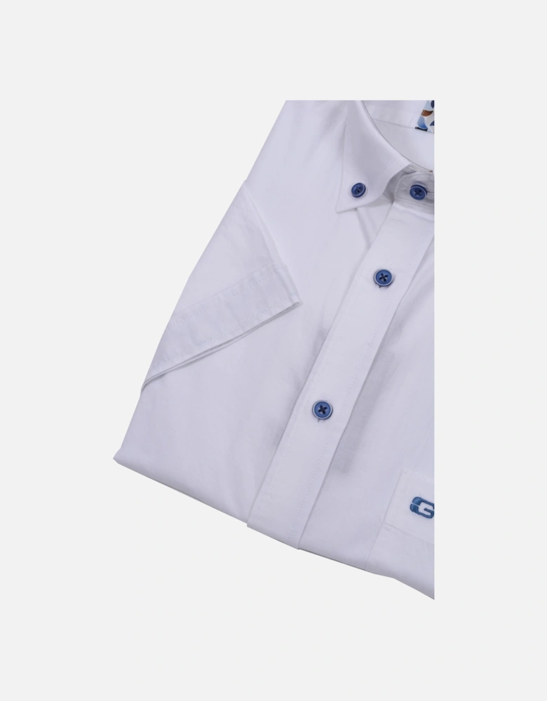 Regular Short Sleeve Shirt White