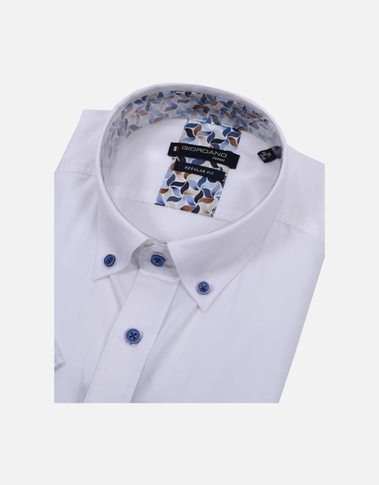 Regular Short Sleeve Shirt White
