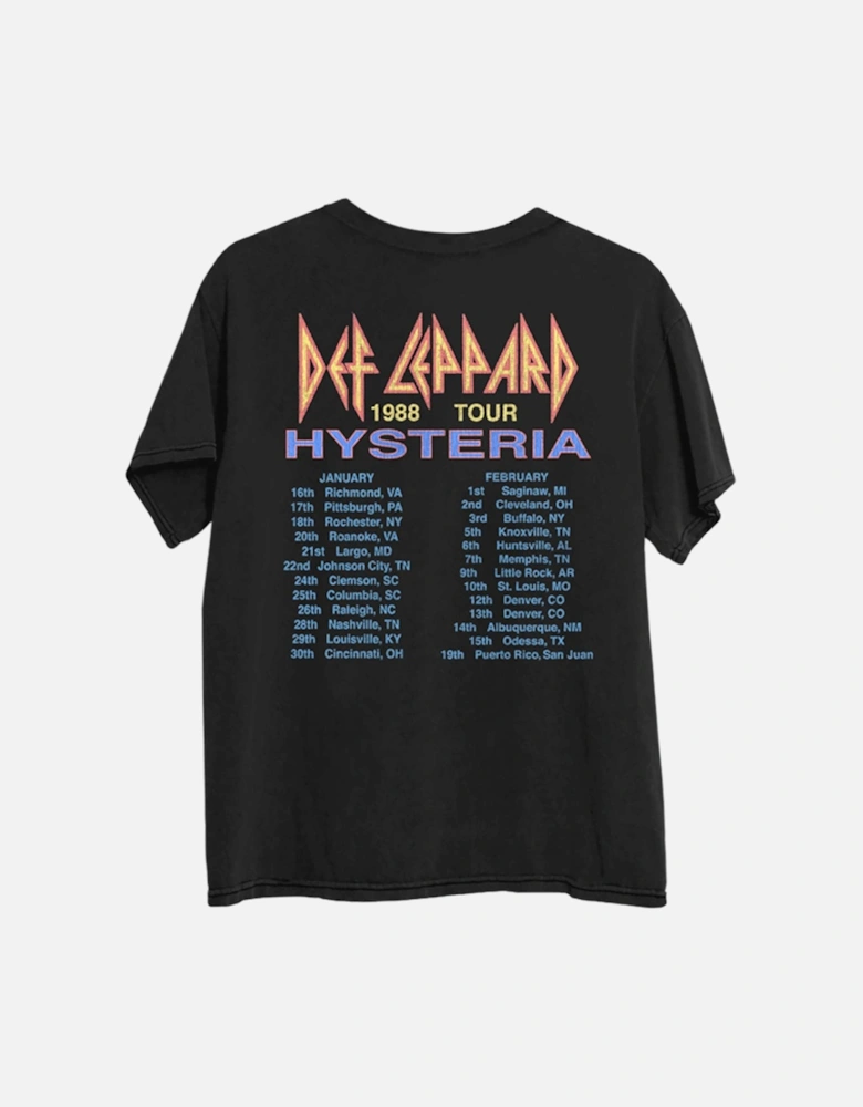 Unisex Adult Hysteria ?'88 Back Print T-Shirt