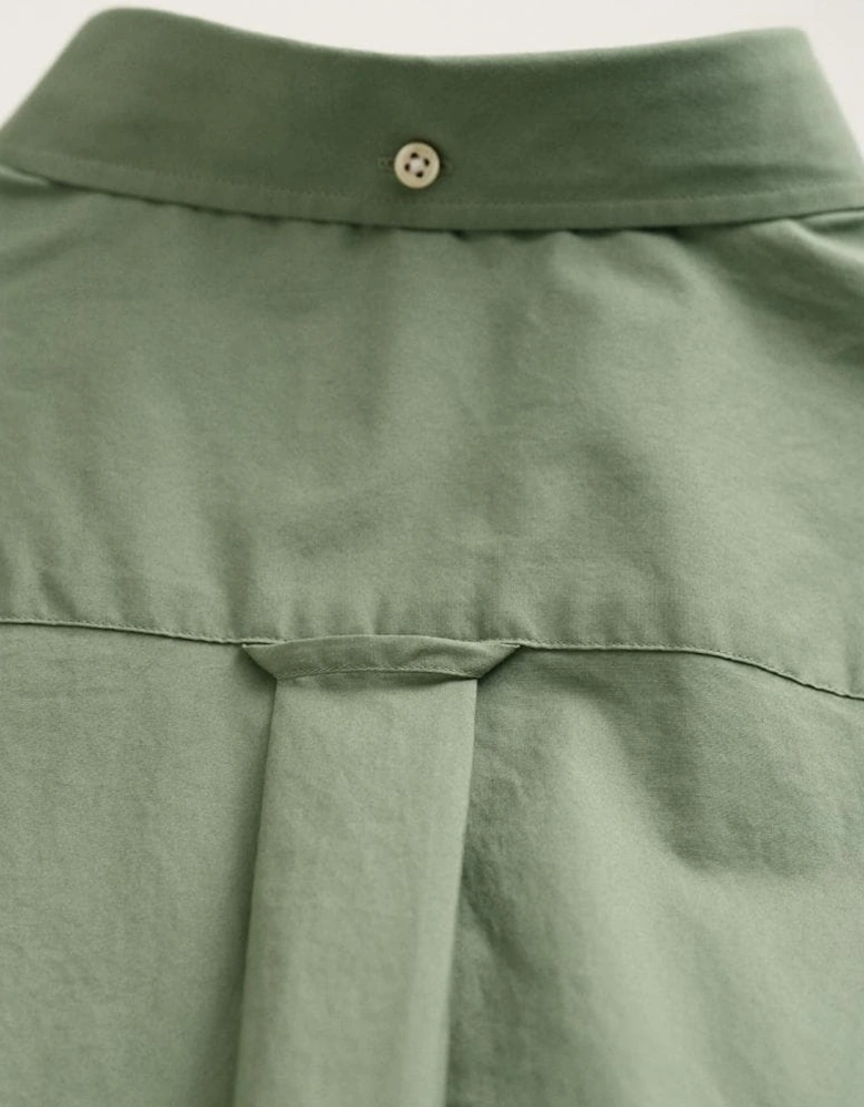 Regular Broadcloth Short Sleeve Button Down Mens Shirt