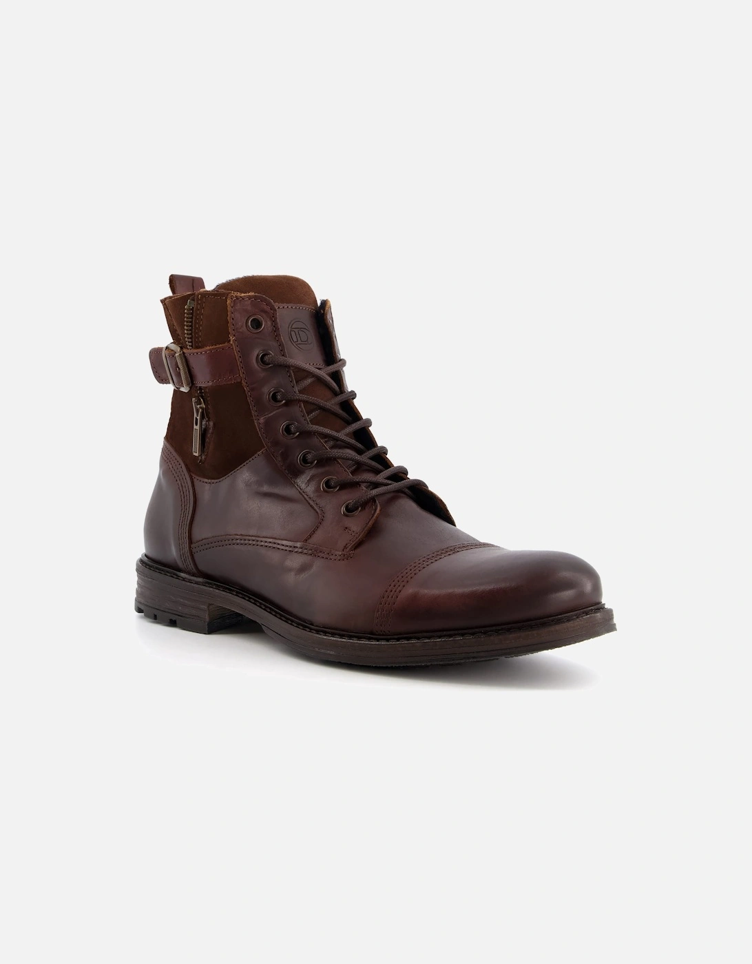 Mens Call - Casual Buckle Detail Ankle Boots, 7 of 6