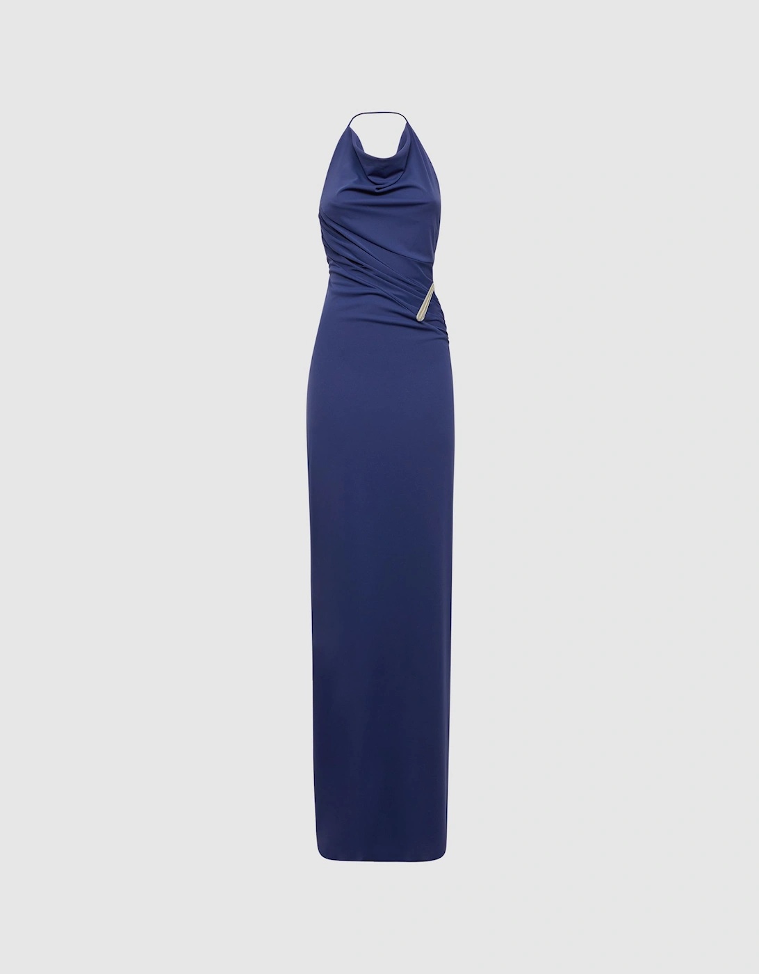 Halston Halter Neck Fitted Maxi Dress, 2 of 1