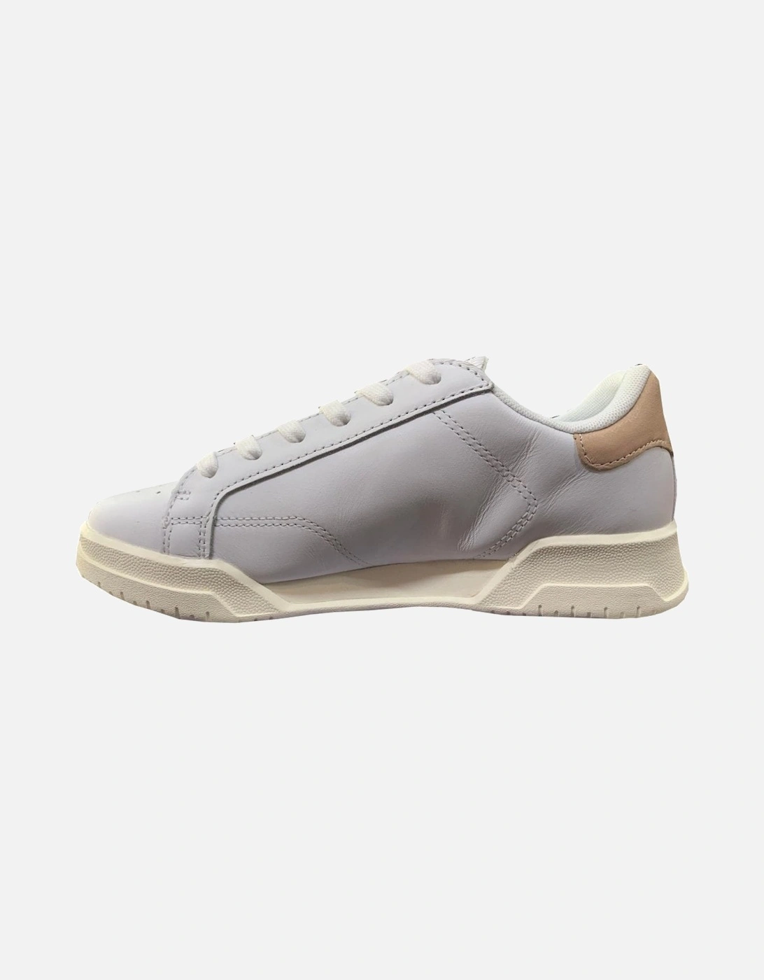 Women's Twin Serve White And Light PinkTrainers.