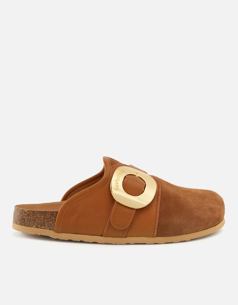 See by Chloé Women’s Chany Fussbelt Suede Mules - See By Chloé - Home - See by Chloé Women’s Chany Fussbelt Suede Mules