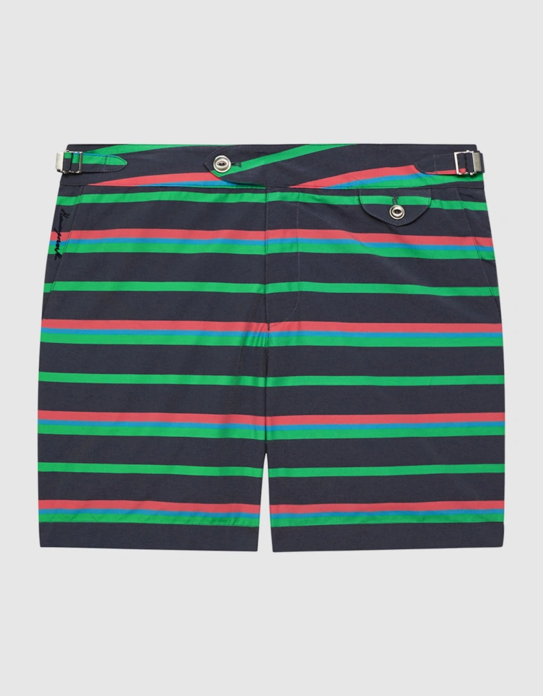 Hemingsworth Side Adjuster Striped Swim Shorts